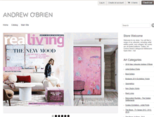 Tablet Screenshot of andrewobrienstore.com